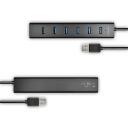 Axagon USB keskjaam HUE-SA7BP 7 USB 3.0 porti, 156 x 30 x 21 mm, 0.088 kg