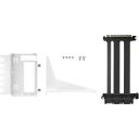 Fractal Design Datora korpuss Flex 2 FD-A-FLX2-002, 195mm, balts, atbalsta 4-slotu GPU, viegla montāža