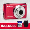 Agfa Photo Digikaamera DC8200RD, 18 MP, 2.7'', 8x, FULL HD 1080p, SD kuni 32 GB, Digitaalne stabiliseerimine, Sisseehitatud v&auml;lk