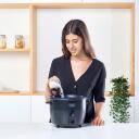 Black Decker Rīsu vārītājs BXRC1800E ES9680120B, 1.8L, 700W, nerūsējo&scaron;ais tērauds, tvaika grozs, karstuma saglabā&scaron;ana