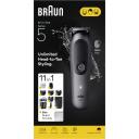 Braun Trimmeris AIO5560, 120min, 14 garuma soļi, iebūvēts akumulators, ātra uzlāde 5min, 100% ūdensizturīgs