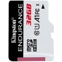 Kingston m&auml;lukaart microSDHC SDCE/32GB, 32 GB, A1, UHS-I U1, 95 MB/s, 30 MB/s, must ja valge