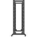 Lanberg Open Rack 42U OR01-6842-B, 600x800mm, 33kg, 600kg, 42 riiulit, must v&auml;rv, ratastega