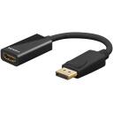 Goobay DisplayPort/HDMI adapteris 67881, 0.1 m, DisplayPort Male, HDMI Female, 4K atbalsts