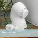 Homedics N&auml;o puhastushari FAC-600-EU, 65mm, 150mm, pulsatsioon, juhtmevaba, koorimine, IPX7, 3 intensiivsustaset, 3 otsikut