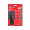 Silikona un &scaron;uvju izlīdzinā&scaron;anas lāpstiņu komplekts ar griezni, 4 gab., AW27701, AWTOOLS