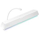 Edifier Žaidimų garso juosta G1500 BAR White, 5V, 120-20kHz, 7.1 virtualus erdvinis gars, RGB ap&scaron;vietimas, nuimamas mikrofonas