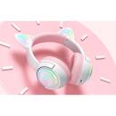 Onikuma GT838 austiņas, GT838 Pink, 32&Omega;, 117 dB, 5V/600 mA, 1000 mAh, V5.3, USB-C, 10h, 15 m
