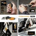 Saliekamais nazis CarbonMax&trade;, FISKARS, 1027224, 1 asmens, ergonomisks rokturis, melns/oranžs