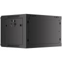 Lanberg seinakapp 19 6U WF01-6406-00B, 600mm, 6U, must, teras, IP20, 2 ventilaatori pesa, 4 vertikaalset riba