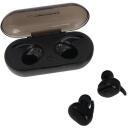 Esperanza TWS CARDERA Austiņas, EH225K, 4h, 30mAh, 10m, Bluetooth 5.0, In-ear, Akumulators, Sarkanā apgaismojums