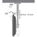 Sbox televiisori kinnitus CPLB-28S, 30kg, 23-43 tolli, 200x200mm, k&otilde;rguse reguleerimine 608-858mm, kallutus -20-20&deg;, 1 ekraan
