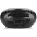 Jvc radio RD-E221B Boombox, 225mm, 245mm, 127mm, 1.4kg, USB, AUX, CD, MP3, FM 87.5-108MHz, 2x1.3W, 30 iepriek&scaron; iestatītas stacijas