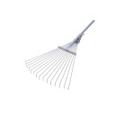 Regulējams tērauda lapu grābeklis 115-151 cm, 15 stieples zobi, 55 cm darba platums, AW00092, AWTOOLS