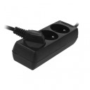 Mājsaimniecības daudzligzda 3-virzienu, 5,0m, melna, AW24672, AWTOOLS