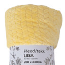 Pleds LIISA XL, 200x230cm, dzeltens 87741 Allit