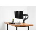 Digitus Lauahoidik DA-90395, 2x32'', 18kg, 33.5cm, must, VESA 75x75, 100x100, teras, plastmass, alumiinium