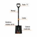 Lāpsta 24cm ar stiklašķiedras kātu 104cm PCY-PF TRUPER