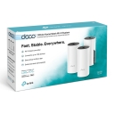 AC1200 viso namų Mesh WiFi sistema Deco M4 (3 pakuotėje), TP-Link, Deco M4(3-Pack), 300+867 Mbit/s, 2x Gigabit Ports