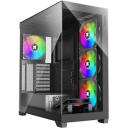 Xilence Korpus XG171, Midi Tower, 485mm, 245mm, 520mm, 7x2.5", 2x3.5", 9 laienduspesa, RGB ventilaatorid