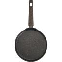 Resto Pannkoogipann 93025, 24 cm, 440 mm, 700 g, mati pruun, PFLUON, puidust k&auml;epide, induktsioonile sobiv, 1 tk