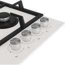 BEKO Hob | HILW64225SW | Gas | Number of burners/cooking zones 4 | Knob | White