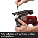 Einhell Akutoiteline saag TP-JS 18/135 Li BL 4321260, 135mm, 10mm, 3500min-1, harjadeta mootor, LED valgus