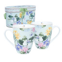 Krūzes MIA FLORA H10,5cm 340ml 2gab dāvanu kastītē 85442