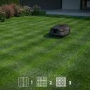 Stiga Zāles pļāvējs robots 2R9118020/ST1, 14 Ah, 26 cm, 14000 m2, 30 zonas, 0,45 slīpums, GPS RTK, AI kamera