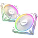 Asus Datora korpusa ventilators MR120 90DA00I3-B09000, 12 cm, 58 CFM, 1600 RPM, 21 dB, 20 LED, PWM atbalsts