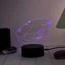 Manta Dekoratīvā lampa SNL120RGB, 5W, 15.6cm, 10cm, 15.7cm, 3xAA, 5V, 2m, 16 krāsas, tālvadība