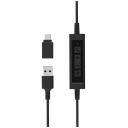 Port Connect austiņas PRO ON'R 300 912001, 32 &Omega;, 20-20k Hz, melna, trok&scaron;ņu slāpē&scaron;ana, stereo, vadu