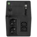 Fsp UPS IFP 1500, 1500 VA, 900 W, 2 akumulatori, USB ports, RJ11/RJ45, LCD displejs, kompakts izmērs