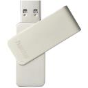 Hama USB m&auml;lupulk 00182486, 128GB, USB 3.0, h&otilde;bedane, 70Mbps, metallkorpus, p&ouml;&ouml;ratav mehhanism