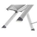Folding step bench HAILO 034310100 MK80 ComfortLine aluminium 2 steps