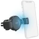 Hama FC10 Flex-Set auto lādētājs 00201677, 10 W, bezvadu, QI uzlāde, antracīts, elastīga montāža, LED indikators