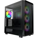 Montech Korpus X5 (B), Midi Tower, 1xUSB 3.0, 3x140mm esiventilaatorit, 1x120mm tagumine ventilaator, RGB