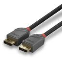 Lindy кабель DisplayPort 36482 2м, 28AWG, 32.4Gbps, 8K 7680x4320@60Hz, 4:2:2, ABS, RoHS, REACH, UL