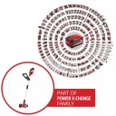 Bezvadu flīžu tīrītājs, EINHELL, 3424050, 18V, regulējams rokturis, iekļauti neilona un tērauda sukas