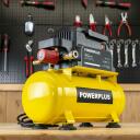 Oro kompresorius be alyvos 750W, POWERPLUS, POWX17215, 6L, 8 barai, 50 l/min oro srautas