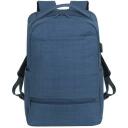 Rivacase Seljakott BISCAYNE 8365BLUE, 17.3", 850g, pol&uuml;ester, monokroomne, 2 taskut, ergonoomiline disain
