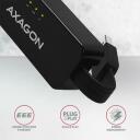 Axagon V&otilde;rgusideadapter ADE-XR 10/100Mbit, USB 2.0, Ethernet, 1 RJ-45 port, Realtek RTL8152, must