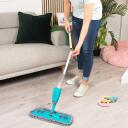 Beldray Pihustimop LA034245UFFEU7, 450ml, 2-&uuml;hes, mikrokiud, sinine, pestavad padjad