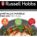 Russell Hobbs Praepann RH028011EU7, 30cm, 0.860kg, Alumiinium, Mitte kleepuv kate, Sobib induktsioonile