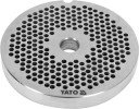 Gaļas maļamās mašīnas asmens YG-03265, YATO, 3 mm caurums, nerūsējošais tērauds, 81.5 mm diametrs