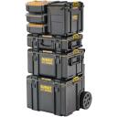 Dewalt Įrankių dėžė DWST08035-1, 351.5 mm auk&scaron;čio, 255 mm ilgio, 35 kg talpa, IP65, 6 dalys, dviejų medžiagų rankena