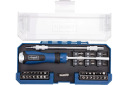 Scheppach Bitikomplekt SCH-30311126, 43 tk, CrV, PH, PZ, SL, TT, HEX, adapter, karp