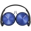 Sony Kokkupandavad k&otilde;rvaklapid MDR-ZX310 KOOD, 3,5 mm, 24&Omega;, 98dB, 1,2m, Sinine