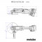 Leņķa slīpma&scaron;īna WPB 36-18 LTX BL 230 karkass 613102840&MET Metabo