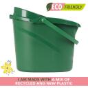 Beldray Eco Recycled Spainis LA075314EU7, 10L, zaļa, iebūvēts izspiedējs, ergonomiska maliņa